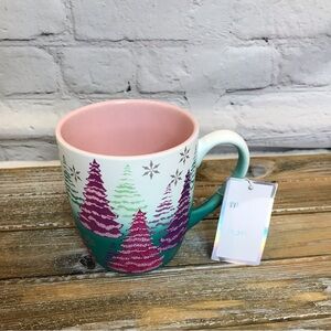 Peppermint & Pine Christmas Tree 18 oz. Coffee Mug NWT